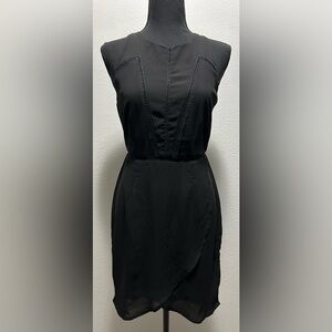 Sienna Sky High Low Midi Dress - S - Black - NWT